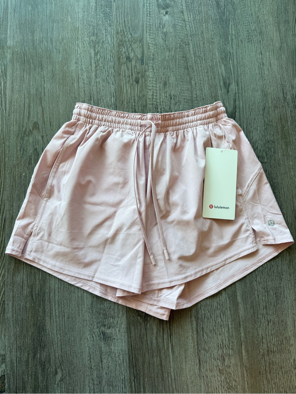NWT Lululemon Pace Rival High-Rise Short 3" Size 4 Pink Haze PKHZ Lined Shorts!